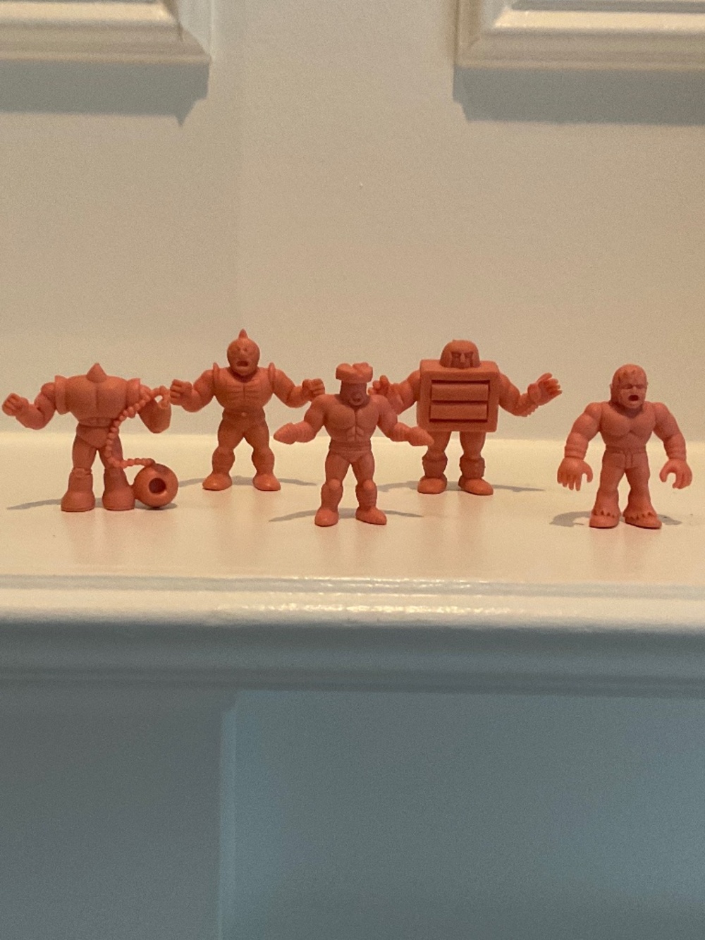 5 80's M.U.S.C.L.E. Men Figures Kinnikuman Flesh Color